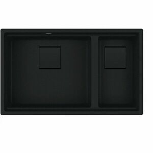 Chiuveta bucatarie Franke Kubus 2 KNG 120, 760x460mm, fragranite, Matte Black imagine