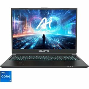 Laptop GIGABYTE Gaming 16'' G6 KF, FHD+ 165Hz, Procesor Intel® Core™ i7-13620H (24M Cache, up to 4.90 GHz), 16GB DDR5, 1TB SSD, GeForce RTX 4060 8GB, Free DOS, Iron Gray imagine