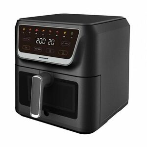 Friteuza cu aer cald Heinner CrispPro Chef HAF-H8BK1700, 1700W, capacitate: 8L, display digital, control touch, 8 programe, fereastra supraveghere, negru imagine