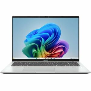 Laptop Asus Vivobook 16 X1607QA-MB054W, 16 inch 1920 x 1200, Qualcomm X1-26-100 8 C / 8 T, 3.0 GHz - 3.0 GHz, 16 GB LPDDR5X, 1 TB SSD, Qualcomm Adreno, Windows 11 Pro, Silver imagine