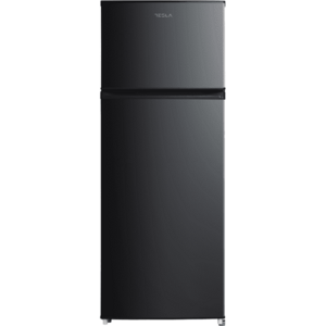 Frigider cu doua usi Tesla RD2100MBE, clasa E, 207L, H 143cm, Usi reversibile, iluminare LED, Negru imagine