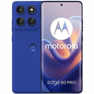 Telefon mobil Motorola Edge 60 Pro, Dual SIM, 512GB, 12GB RAM, 5G, Pantone Dazzling Blue imagine