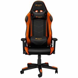 Scaun gaming Canyon Deimos Negru/Portocaliu imagine