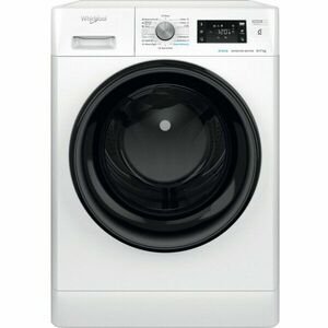 Masina de spalat rufe cu uscator Whirlpool FreshCare+ FFWDB 976258 BV EE, 9 kg Spalare / 7 kg Uscare, 1600 rpm, Clasa E, Tehnologia al 6-lea Simt, Motor Inverter, Display Digital, Alb/Negru imagine