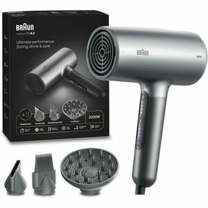 Uscator de par Braun HD 4.3, 2200 W, Gri imagine