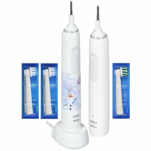 Periuta de dinti electrica Braun Pro 3 3000, 3 moduri, alb, set cu 2 capete imagine