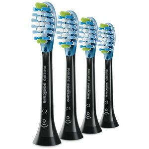 Rezerve periuta de dinti electrica Philips Sonicare Premium Plaque Defence HX9044/33, 4 buc, standard, Negru imagine