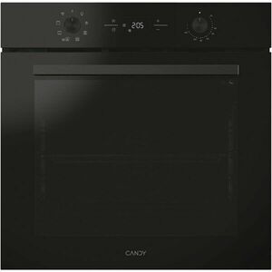 Cuptor incorporabil Candy Titanium CA6 NP3T2HTB, Electric, 78 litri, Curatare Hidrolitica, mod gatire: convectie + ventilare aer cald, 9 functii, Butoane Pushpull, Clasa A+, Negru imagine