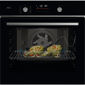 Cuptor incorporabil AEG Steambake OA5CB531AB, Electric, Gatire cu abur, Autocuratare catalitica, 71 l, Clasa A+, negru imagine