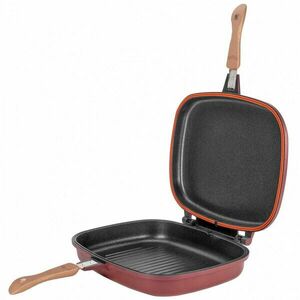 Grill dublu Neoklein DGR36, 36 cm, titan antiaderent, Cherry imagine