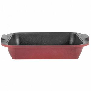 Tava cuptor Neoklein RST36, 36 cm, aluminiu turnat, invelis antiaderent, Rosu imagine
