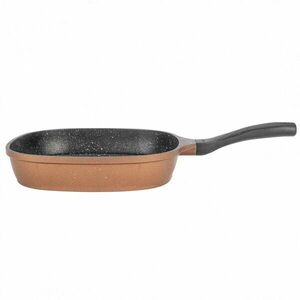 Grill Neoklein SGR30, 30 cm, aluminiu turnat, invelis antiaderent, Gold imagine