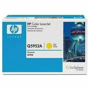 HP Q5952A Toner Yellow Color LaserJet Print Cartridge for CLJ4700 11000pages Q5952A imagine