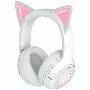 Casti gaming wireless Razer Kraken Kitty V2 BT, 2 zone iluminare Razer Chroma™ RGB, autonomie pana la 40h cu incarcare Type C, Alb imagine