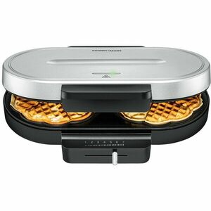 Aparat waffe WA 1250, 1250 W, 2 suprafeTe de coacere de 16 cm, negru/argintiu imagine