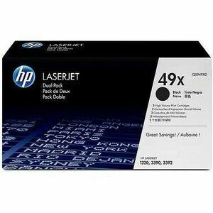 HP Q5949XD TONER CARTRIDGE Black 2x6000 pag for: LaserJet 1160/1320 Q5949XD imagine