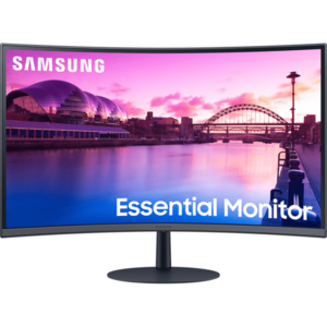 Monitor VA LED Samsung 27 LS27C390EAUXEN, Full HD (1920 x 1080), HDMI, DisplayPort, AMD FreeSync, Ecran Curbat, Negru imagine
