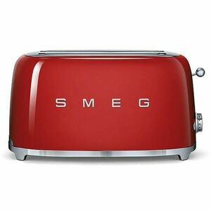 Prajitor de paine Smeg Retro TSF02RDEU, 1500 W, 4 felii, rosu imagine