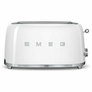 Prajitor de paine Smeg Retro TSF02WHEU, 1500 W, 4 felii, alb imagine