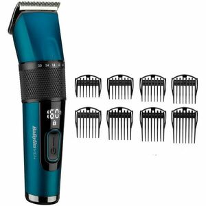 Aparat de tuns parul BaByliss E990E, Lame din otel japonez, 8 accesorii imagine