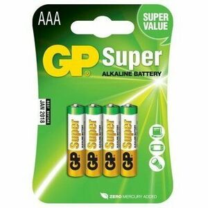 Baterii AAA (R3), 1.5V alcalina, 4 buc imagine