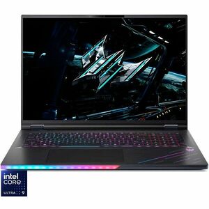 Laptop Acer Gaming Predator Helios 18 AI PH18-73-956S cu procesor Intel® Core™ Ultra 9 275HX pana la 5.4GHz, 18'', WQXGA, IPS, 250Hz, 128GB DDR5 RAM, 6TB SSD, NVIDIA® GeForce RTX™ 5080 16 GB GDDR7, Windows 11 Home, Abyssal Black imagine