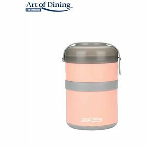 Caserola TERMICA DUBLA 920 ML, LOCA, ROZ imagine
