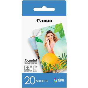 Hartie foto Canon ZINK™ pentru Zoemini, 5x7.6 cm, 20 coli imagine