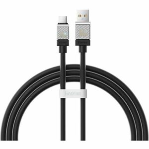 Cablu alimentare si date Baseus, Fast Charging Data Cable pt. smartphone, USB (T) la USB Type-C (T), 100W, 1m, negru imagine