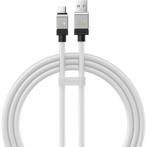 Cablu alimentare si date Baseus, Fast Charging Data Cable pt. smartphone, USB (T) la USB Type-C (T), 100W, 1m, alb imagine