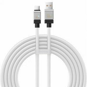 Cablu alimentare si date Baseus, Fast Charging Data Cable pt. smartphone, USB (T) la USB Type-C (T), 100W, 2m, alb imagine