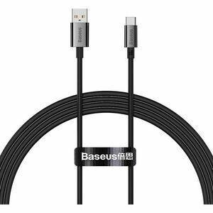 Cablu alimentare si date Baseus Superior, Fast Charging Data Cable pt. smartphone, USB la USB Type-C 100W, 1.5m, negru imagine