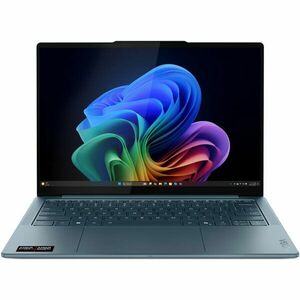 Laptop Lenovo Yoga Slim 7 14AKP10 cu procesor AMD Ryzen™ AI 7 350 pana la 5.0GHz, 14 WUXGA, OLED, 16GB LPDDR5x RAM, 1TB SSD, AMD Radeon™ 860M Graphics, Windows® 11 Home, Tidal Teal, 3y on-site Premium Care imagine