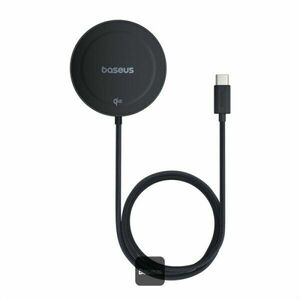 Incarcator wireless Baseus Mini4 Qi2, magnetic, 15W, negru imagine