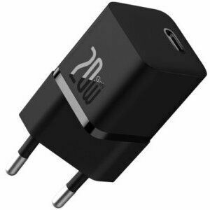 Incarcator retea Baseus GaN5 mini, Quick Charge 20W, 1 x USB Type-C, negru imagine