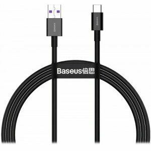 Cablu alimentare si date Baseus Superior, Fast Charging Data Cable pt. smartphone, USB la USB Type-C 66W, 2m, negru imagine