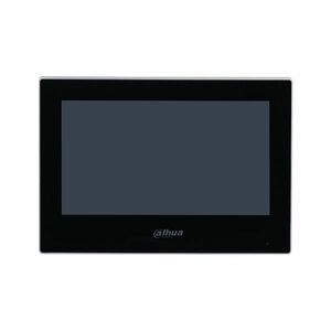 Videointerfon de interior IP Dahua VTH2621G-WP, 7 inch, PoE, aparent, negru imagine