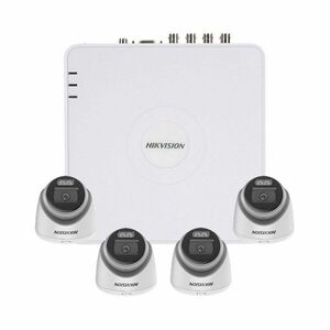 Sistem de supraveghere interior cu 8 camere dome 5 MP imagine