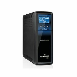 UPS cu 8 prize IEC Tecnoware EXA PLUS FGCEXAPL1102IEC, 1100 VA, 770 W, AVR, display LCD, cu management imagine