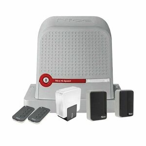 Kit automatizare poarta culisanta Nice Robus RBS600HSBDKCE, 600 Kg, 8 m, WiFi, BlueBus, 230 V imagine