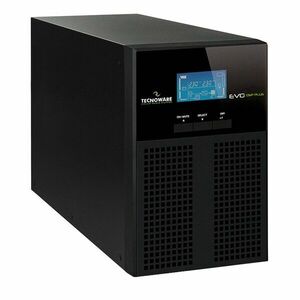 UPS Online cu 3 prize IEC Tecnoware EVO DSP PLUS FGCEDP1202IEC, 1200 VA, 1080 W, display LCD imagine