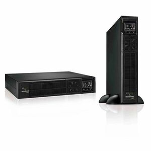 UPS Online rackabil cu 8 prize IEC Tecnoware EVO DSP PLUS FGCEDP1202RTIEC, 1200 VA, 1080 W, display LCD imagine