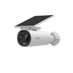 Camera supraveghere exterior WiFi cu panou solar IMOU Cell 3C IPC-K9DC-5M0WEH-V2, 5 MP, 2.8 mm, IR / lumina alba 15 m, 5000 mAh, slot card, microfon si difuzor imagine