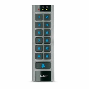 Cititor de proximitate exterior cu tastatura Satel ACCO-SCR-BG, 125 kHz, cod, card, buzzer, sonerie, tamper, gri imagine