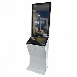 Sistem self-service interactiv Refurbished Prestop 45600, touchscreen, display 24 inch, Signage 43 inch, ChromeBox CX13, Android TV, cititor coduri de bare imagine