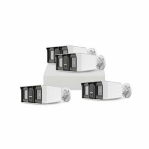 Sistem supraveghere exterior basic HikVision, 4 camere, 2 MP, IR/lumina alba 60 m, 2.8 mm, microfon imagine