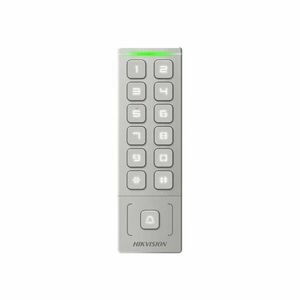Cititor proximitate cu tastatura Hikvision DS-K1T809MWX, WiFi, PIN, card M1, difuzor, 1000 utilizatori, 5000 carduri imagine
