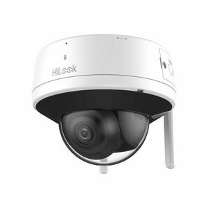 Camera supraveghere IP Dome wireless Hikvision HiLook IPC-D120HA-D/W(W), 2 MP, 2.8 mm, WiFi, IR 30 m, microfon si difuzor, slot card imagine
