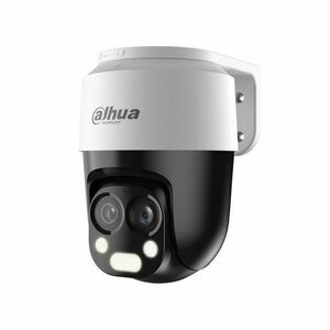 Camera supraveghere Speed Dome PT cu iluminare duala Dahua HAC-PT1200B-IL-A-E2Z-2860, 2MP, 2.8 mm + 6 mm, IR/lumina alba 50 m, microfon, instalare rapida, 6x zoom hibrid imagine