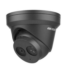 Camera supraveghere IP Dome Hikvision AcuSense DS-2CD2343G2-IUB, 4 MP, 2.8 mm, IR 30 m, microfon, slot card, PoE, neagra imagine